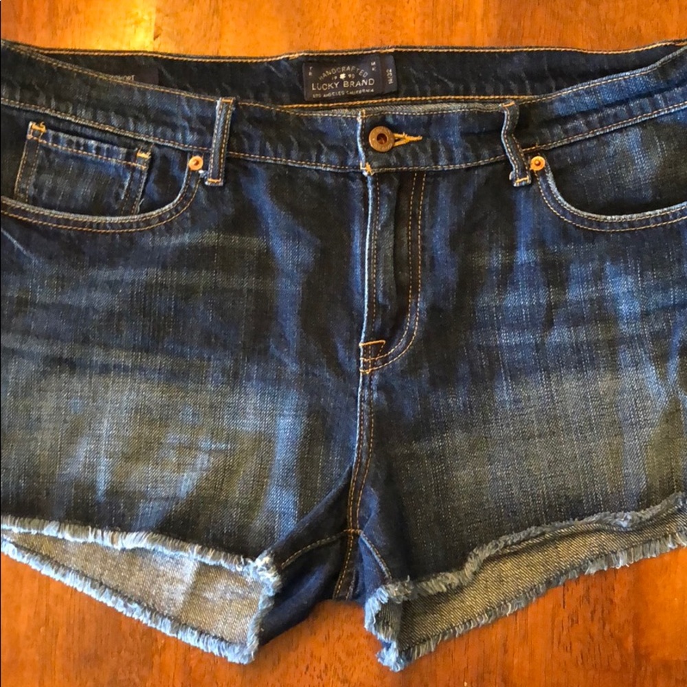 Lucky Brand jean shorts.